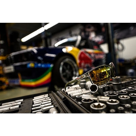 Ochelari de soare Red Bull Spect DRIFT gri cu lentile fumurii