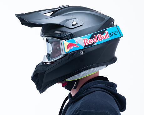 Ochelari de motocros Red Bull Spect STRIVE S gri cu lentilă fumurie