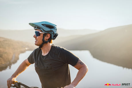 Ochelari de soare Red Bull Spect DAKOTA negri cu lentile purpuriu-verzi