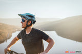 Ochelari de soare Red Bull Spect DAKOTA negri cu lentilă albastru-galbenă