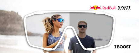 Ochelari de soare Red Bull Spect DRILL negri cu lentile portocalii