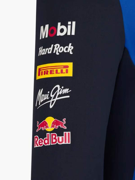 Hanorac cu fermoar Oracle Red Bull Racing cu logo-urile sponsorilor - ediție de echipă