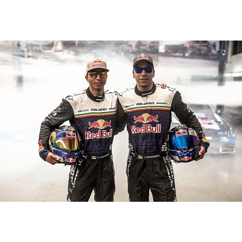 Red Bull Spect DRIFT sunglasses, black with brown lenses