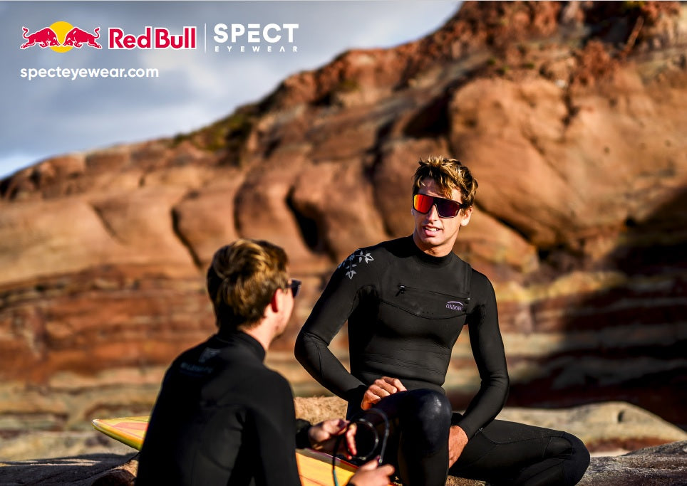 Red Bull Spect KREY sunglasses black with green lenses