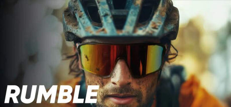 Ochelari de soare Red Bull Spect RUMBLE negri cu lentile albastru-purpurii