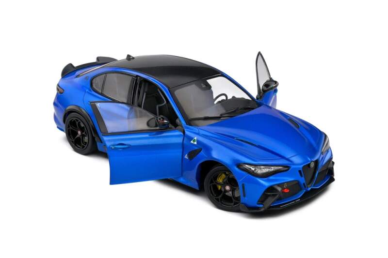 Machetă Solido Alfa Romeo Giulia GTA albastră