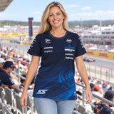 Tricou de damă Williams F1 Team #55 Carlos Sainz – ediție de echipă – fotografie ilustrativă (AI)